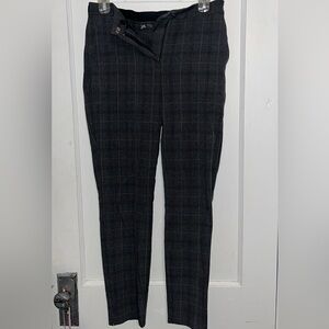 Woman’s Zara Black/grey Plaid Pants